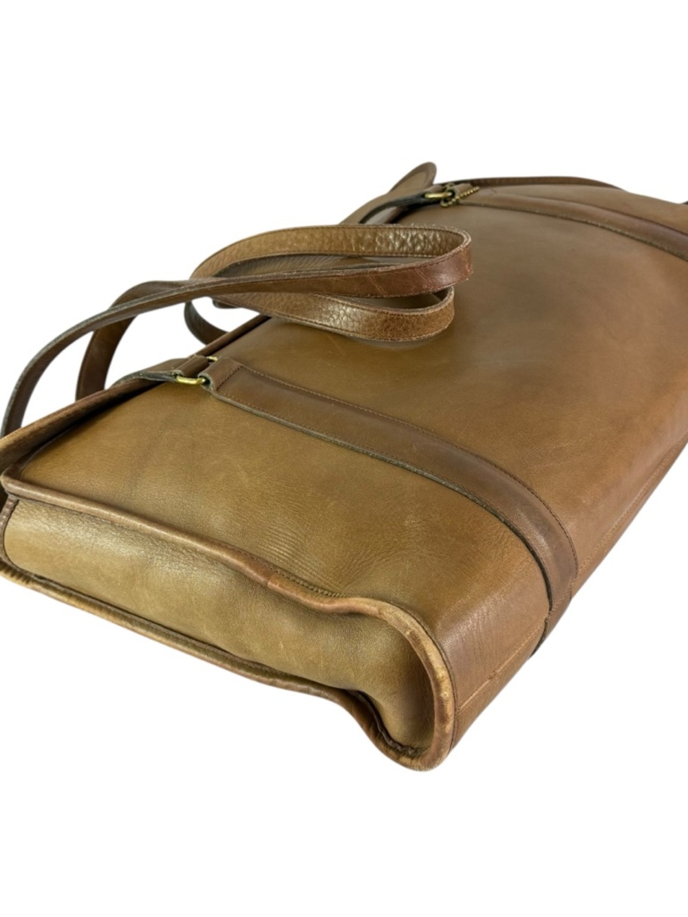 COACH 5190 British Tan Leather Envelope Portfolio Made in New York City USA - Picture 9 of 17